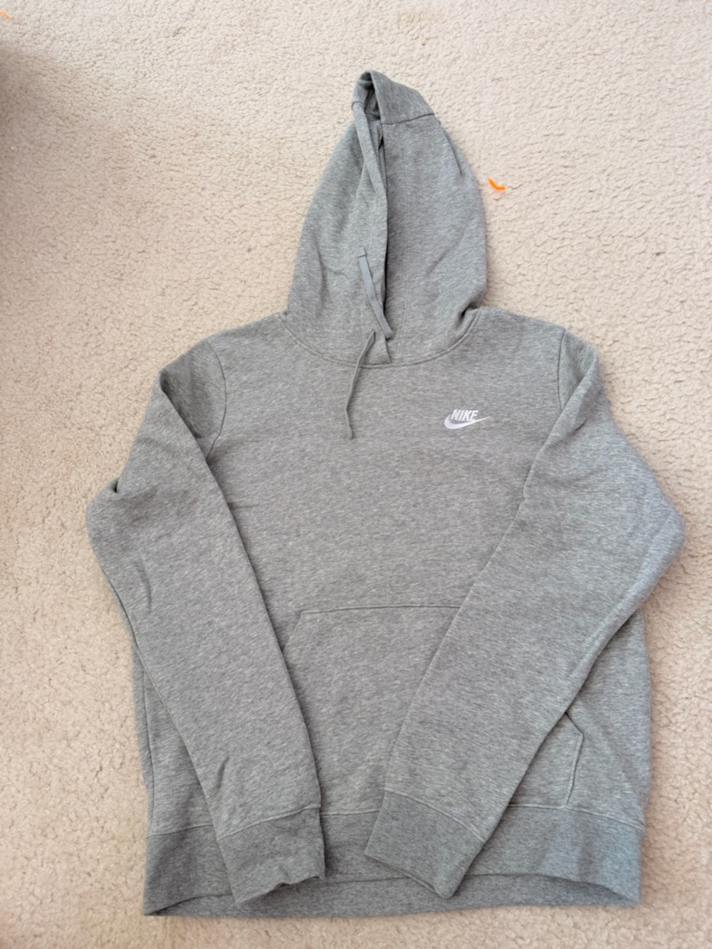 Gray Nike hoodie